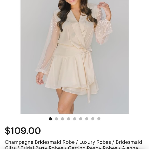 Alanna bridal robe - Picture 5 of 7